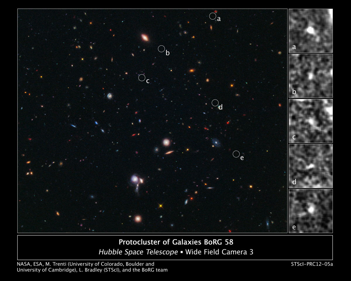 Primordial Galaxy Cluster is Farthest Ever Seen